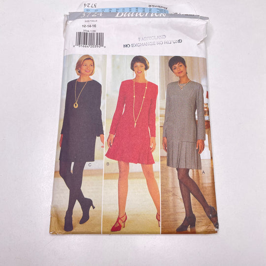 Sewing Pattern - Womenswear - Butterick 3724 (6770034835569)