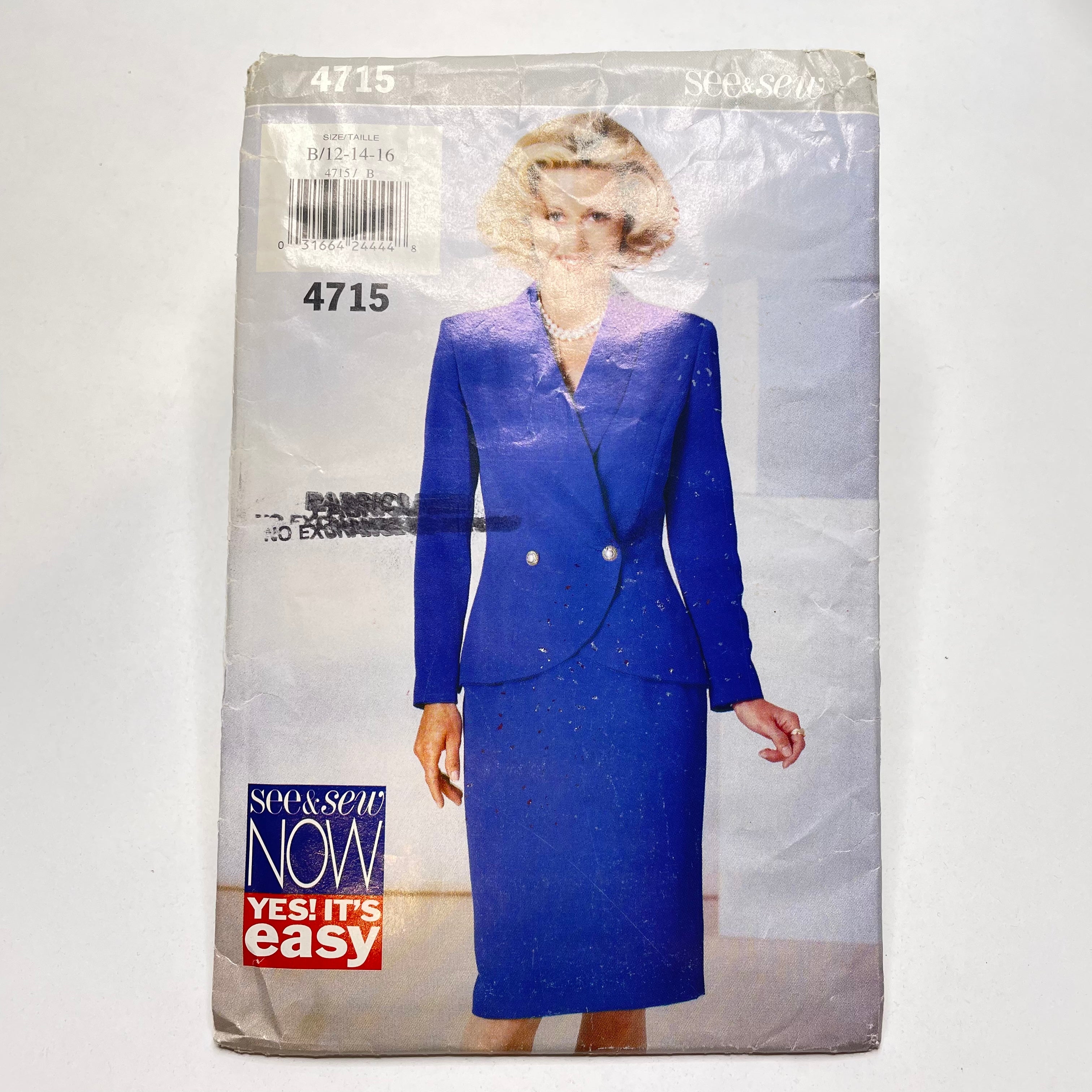 Sewing Pattern - Womenswear - See & Sew 4715 | FABCYCLE