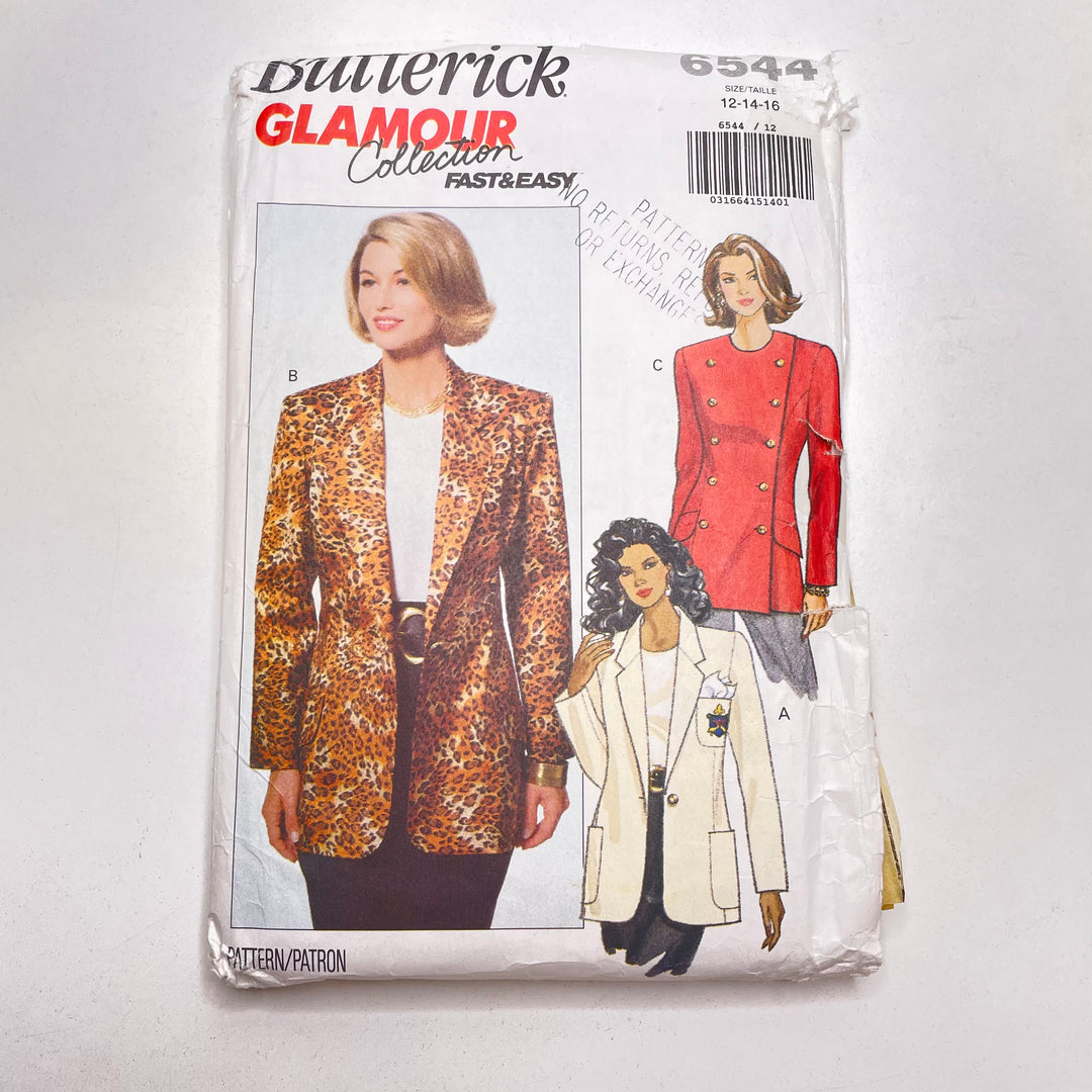 Sewing Pattern - Womenswear - Butterick 6544 (6770216861809)
