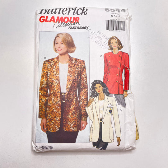 Sewing Pattern - Womenswear - Butterick 6544 (6770216861809)