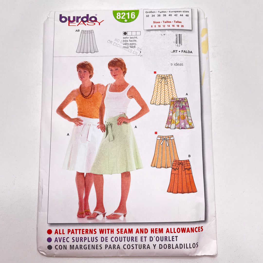 Sewing Pattern - Womenswear - Burda 8216 (6770217484401)