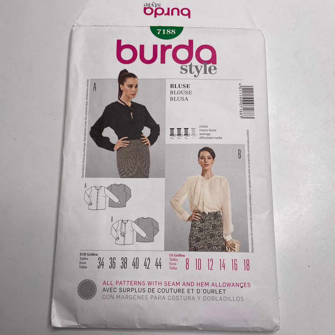 Sewing Pattern - Womenswear - Burda 7188 (6809639583857)