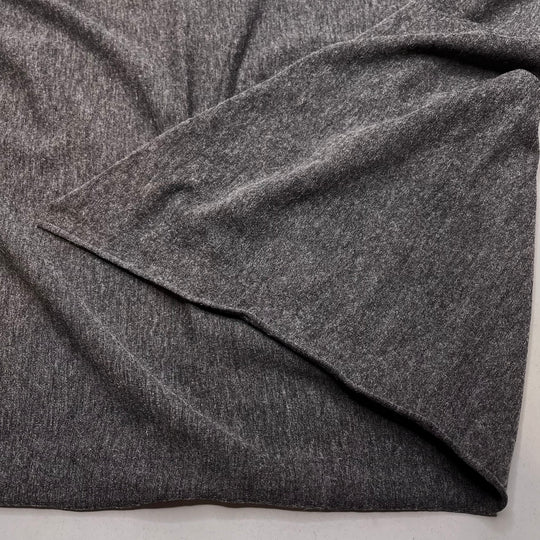 Zigzag Stitch - Jersey Wool Blend Knit - Dark Grey - Bundles