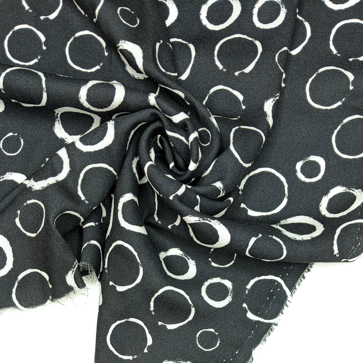 Sorry I Forgot To Use The Coaster - Rayon Woven - Black Abstract - Bundles