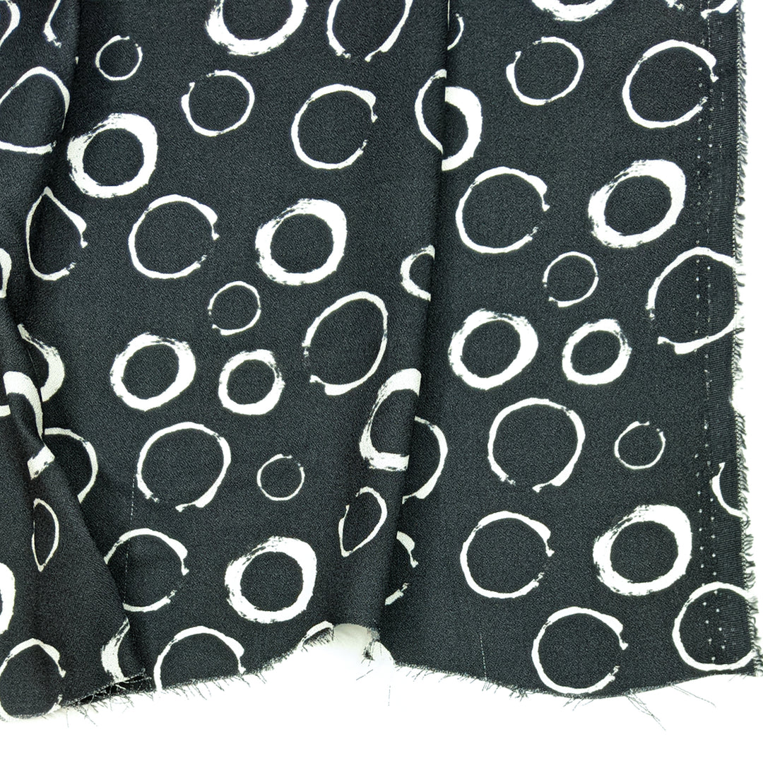 Sorry I Forgot To Use The Coaster - Rayon Woven - Black Abstract - Bundles