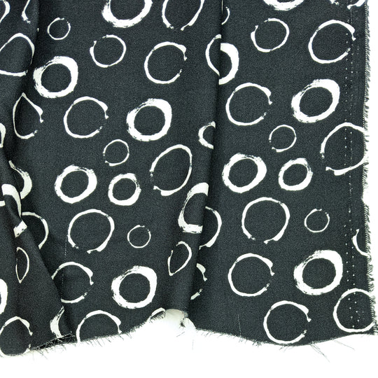 Sorry I Forgot To Use The Coaster - Rayon Woven - Black Abstract - Bundles