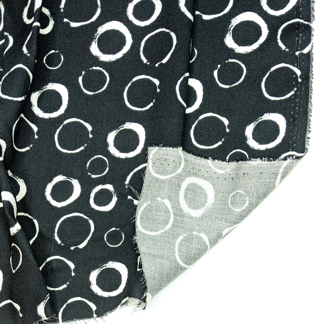 Sorry I Forgot To Use The Coaster - Rayon Woven - Black Abstract - Bundles