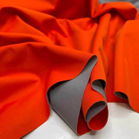 Walking The Dog - Wind Resistant Water Resistant Shell Polyester Blend Knit - Orange/Grey - Bundles