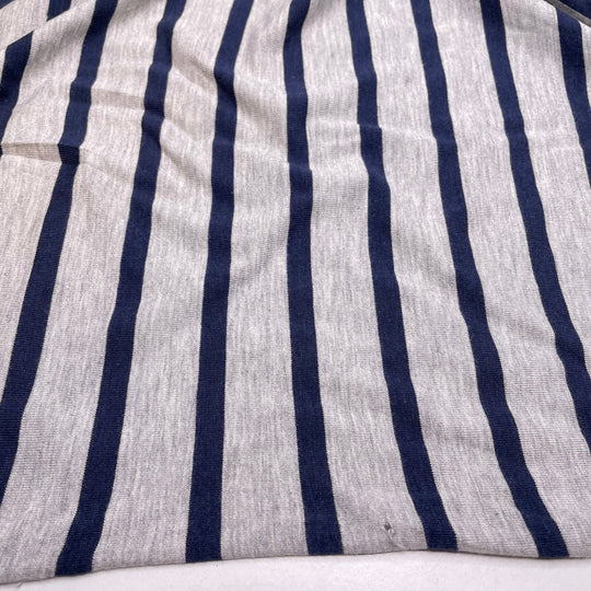 Say It And Mean It - Jersey Bamboo/Cotton Knit - Grey/Navy Stripes - Bundles