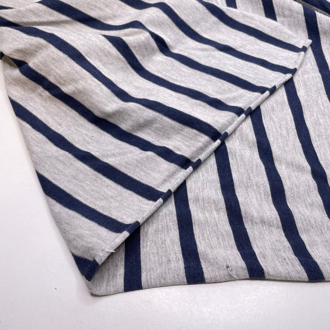 Say It And Mean It - Jersey Bamboo/Cotton Knit - Grey/Navy Stripes - Bundles