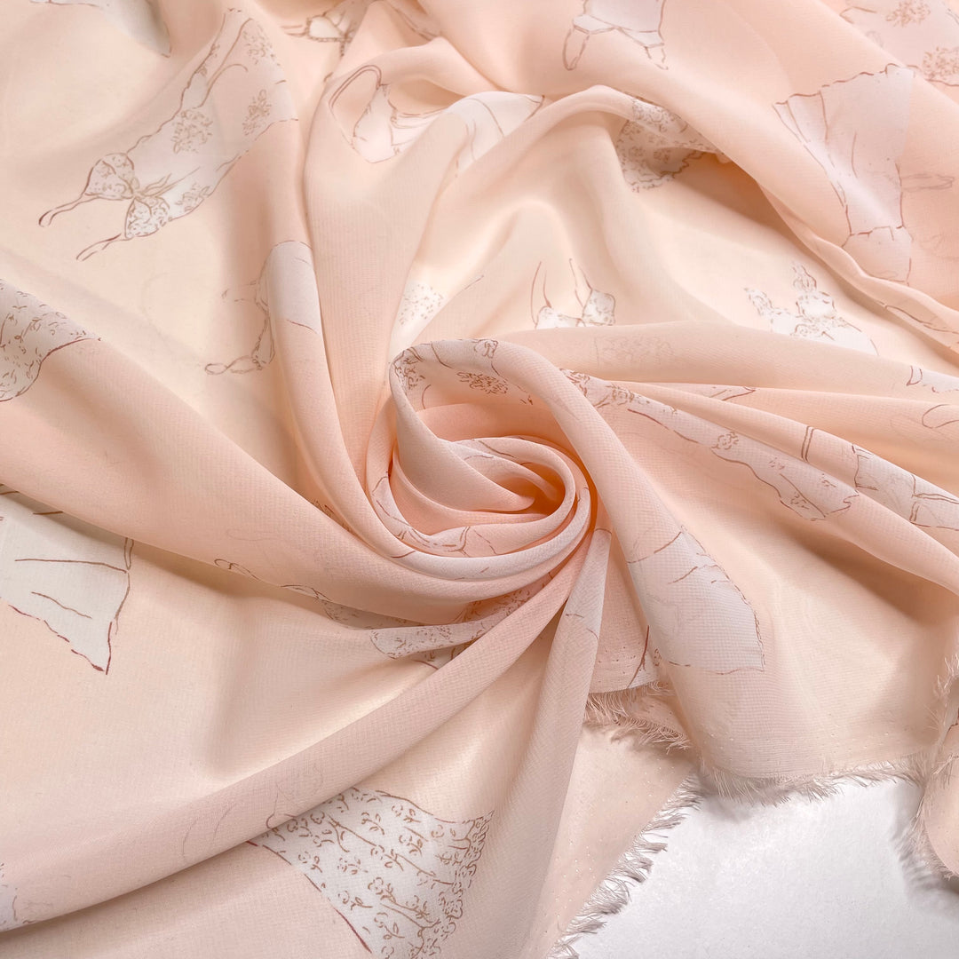 Nighty Night - Chiffon Poly Woven - Light Pink Nightgowns - Bundles