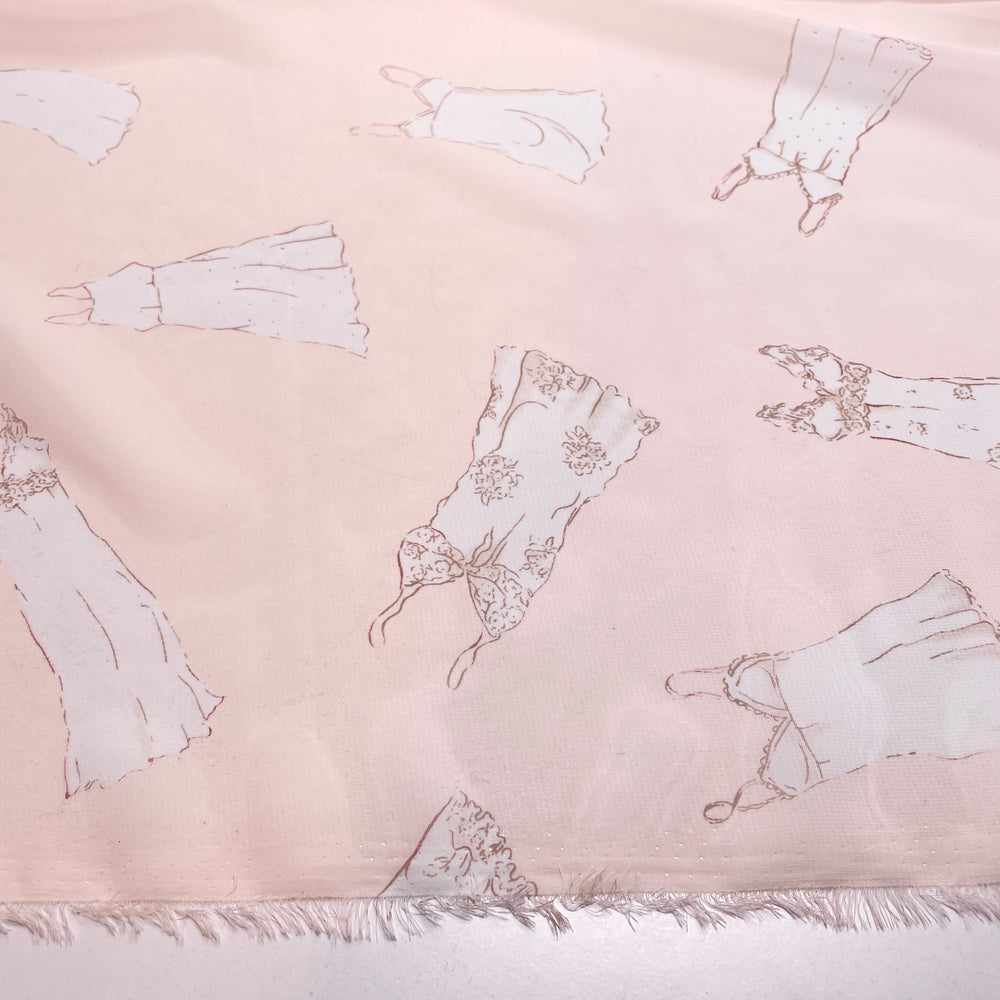Nighty Night - Chiffon Poly Woven - Light Pink Nightgowns - Bundles