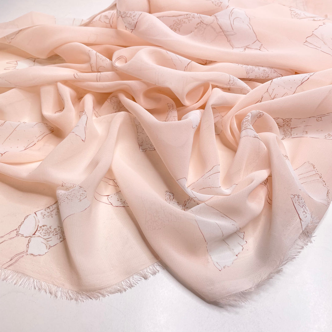 Nighty Night - Chiffon Poly Woven - Light Pink Nightgowns - Bundles