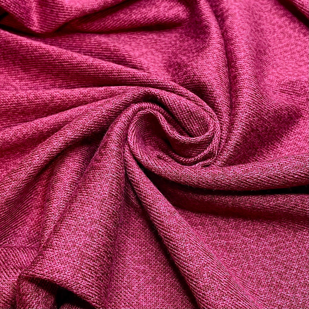 Grape Expectations - Jersey Bamboo Blend Knit - Pink/Burgundy - Bundles