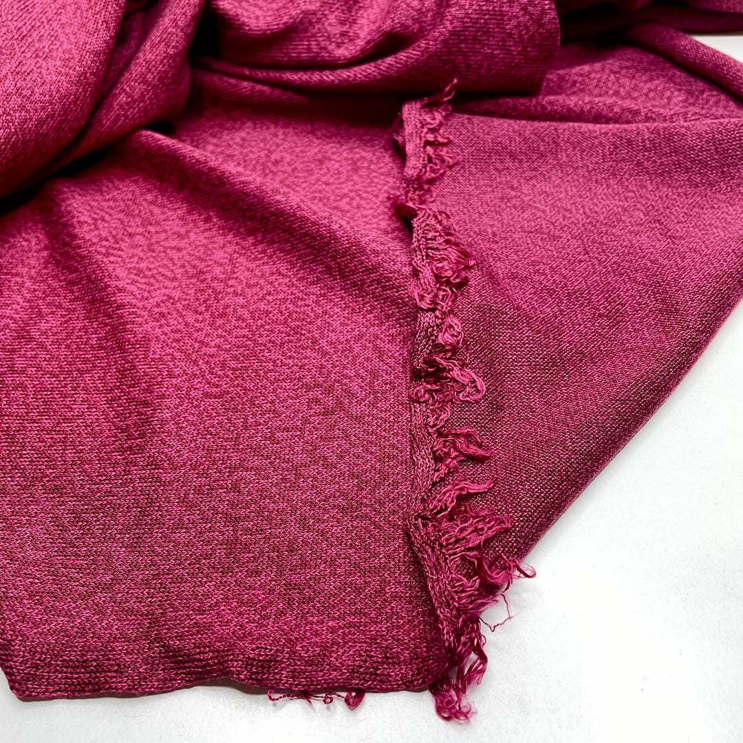 Grape Expectations - Jersey Bamboo Blend Knit - Pink/Burgundy - Bundles