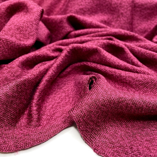 Grape Expectations - Jersey Bamboo Blend Knit - Pink/Burgundy - Bundles