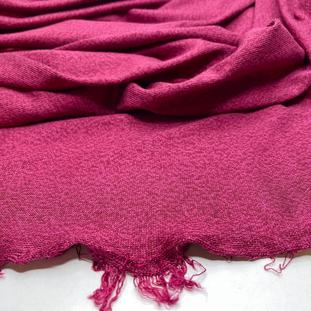 Grape Expectations - Jersey Bamboo Blend Knit - Pink/Burgundy - Bundles