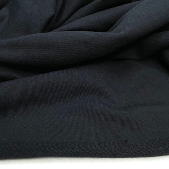 Heart Of Coal - French Terry Cotton Blend Knit - Black - Bundles