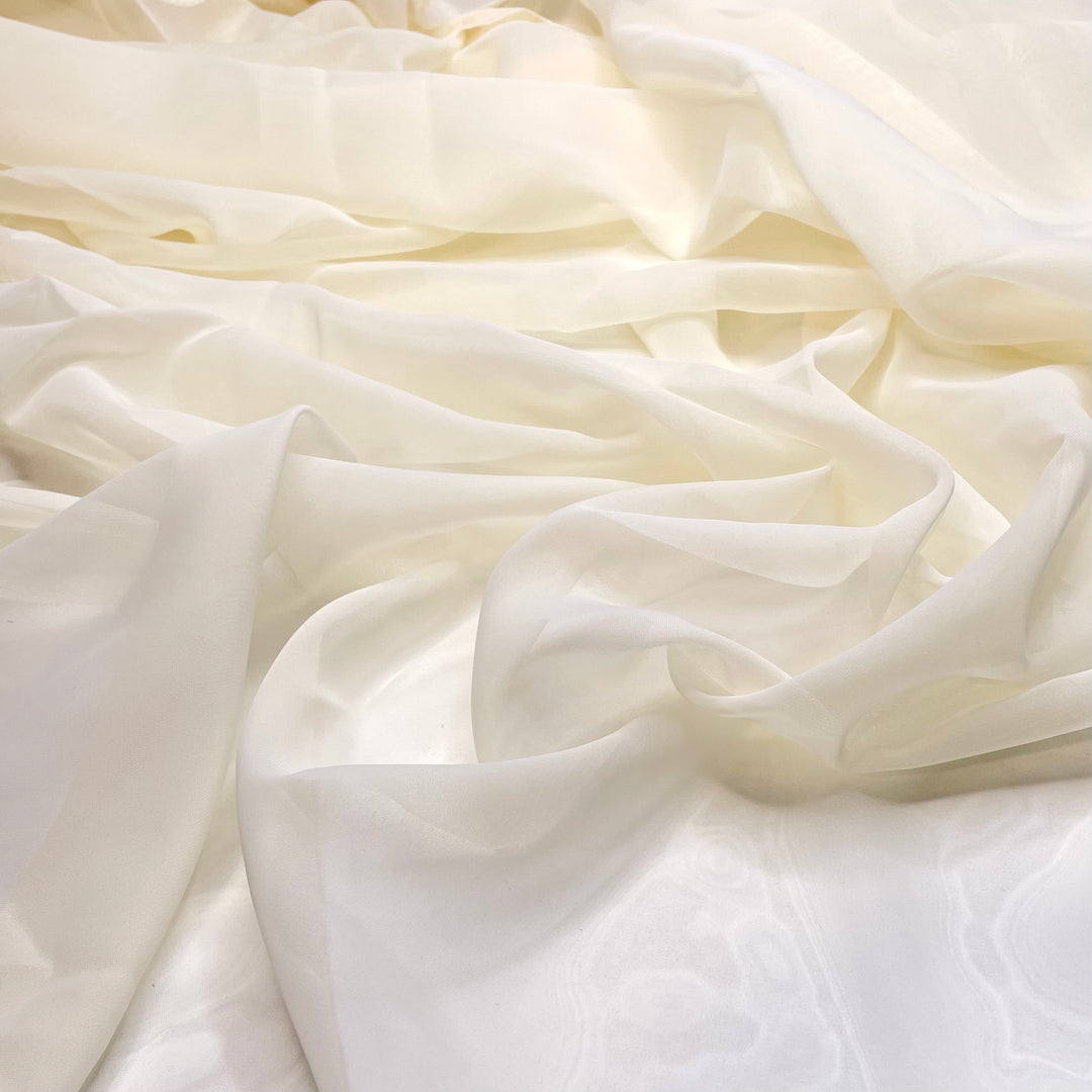 Family Dinner - Embroidered Border Poly Woven - Cream - Bundles (6782807310449)