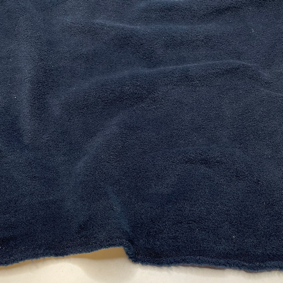 Moss Stitch - Fleece Poly Knit - Navy - Bundles (6787599302769)