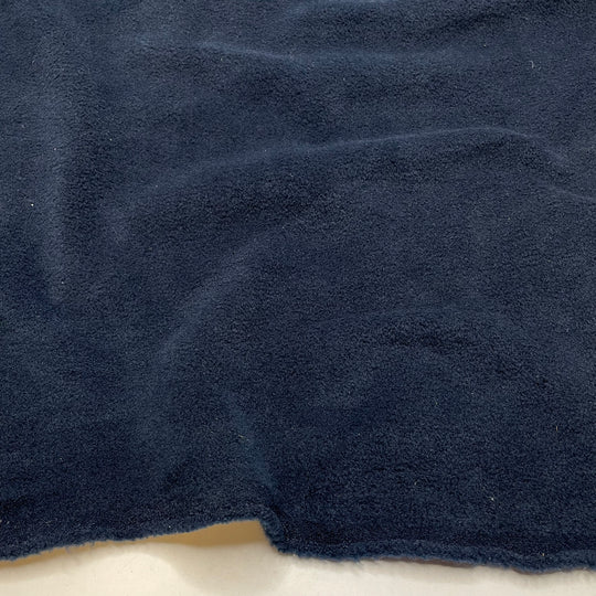 Moss Stitch - Fleece Poly Knit - Navy - Bundles (6787599302769)