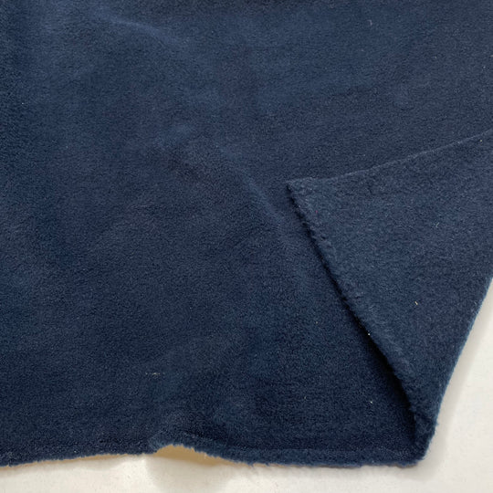 Moss Stitch - Fleece Poly Knit - Navy - Bundles (6787599302769)