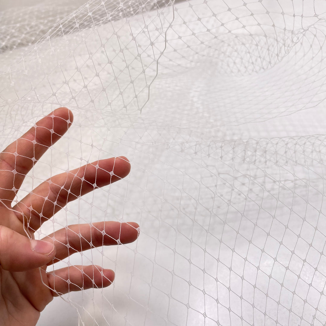 Fascinating - Tulle Poly Woven - White - Bundles (6812148596849)