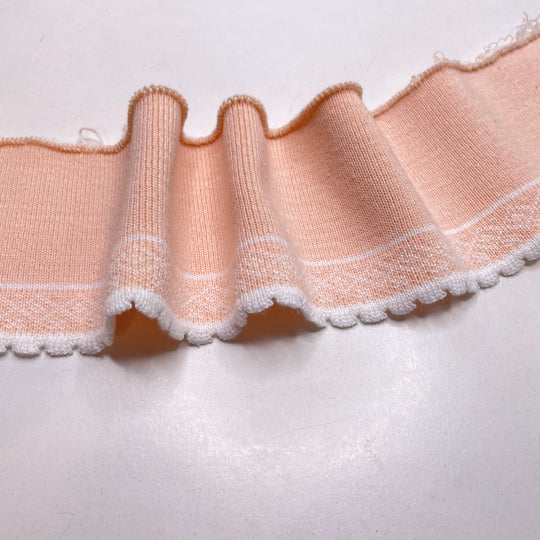 Ribbing - Light Orange/White Geometric - 13 Pack