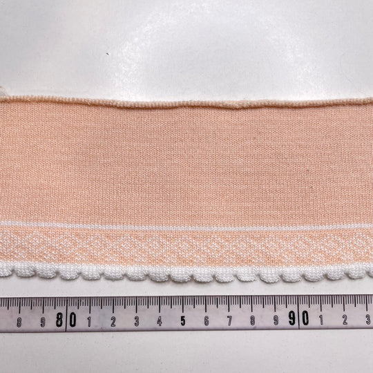 Ribbing - Light Orange/White Geometric - 13 Pack