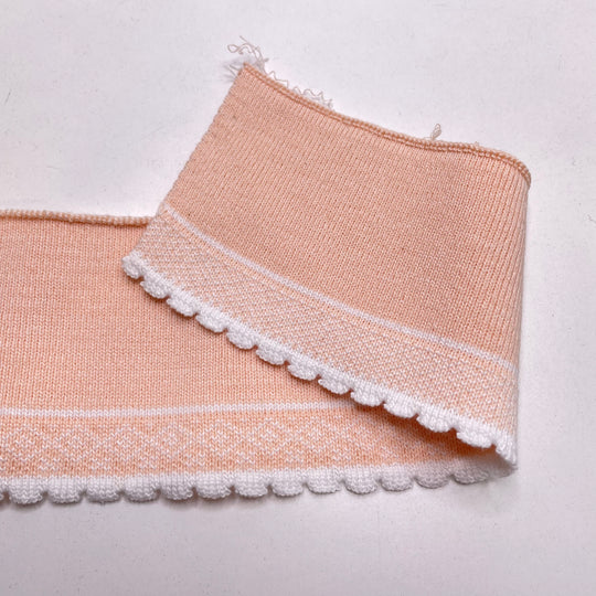 Ribbing - Light Orange/White Geometric - 13 Pack