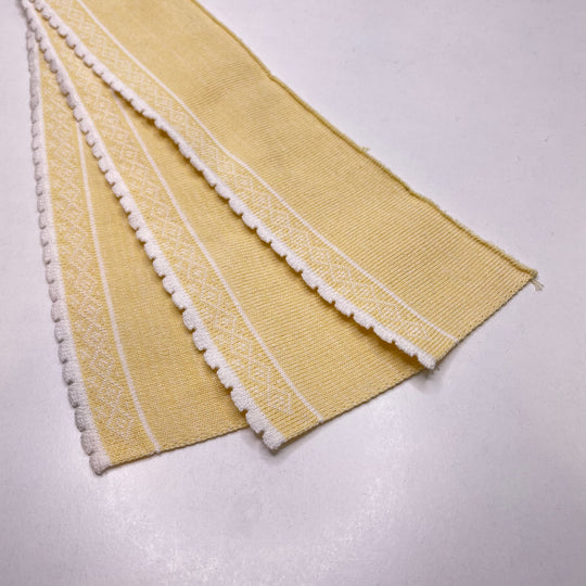 Ribbing - Yellow/White Geometric - 15 Pack