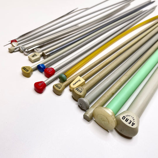 Single Knitting Needles Pack Sewing Tool - Grey/Silver - Individual (6787477504113)