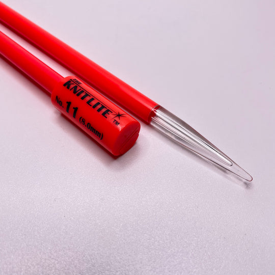 Lighted Tip Knitting Needles Sewing Tool - Orange - Individual (6787479502961)