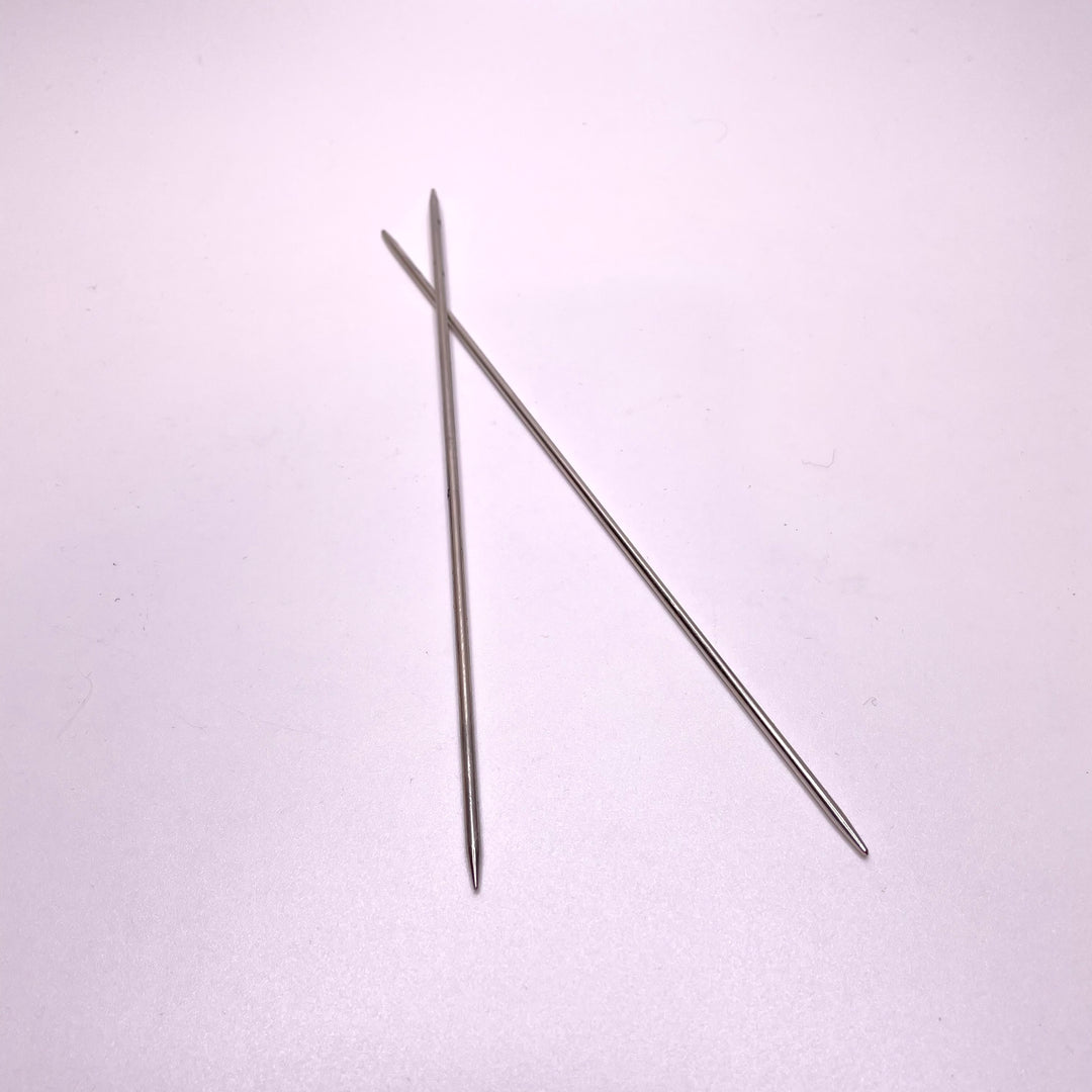 Double Ended Replacement Needles Sewing Tool - Grey/Silver - Individual (6787512369265)