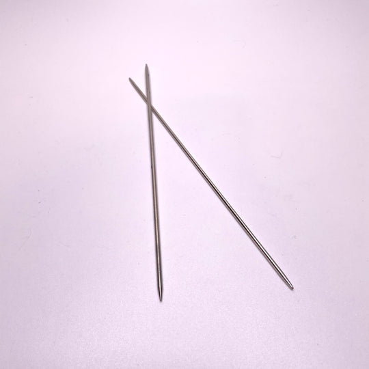 Double Ended Replacement Needles Sewing Tool - Grey/Silver - Individual (6787512369265)