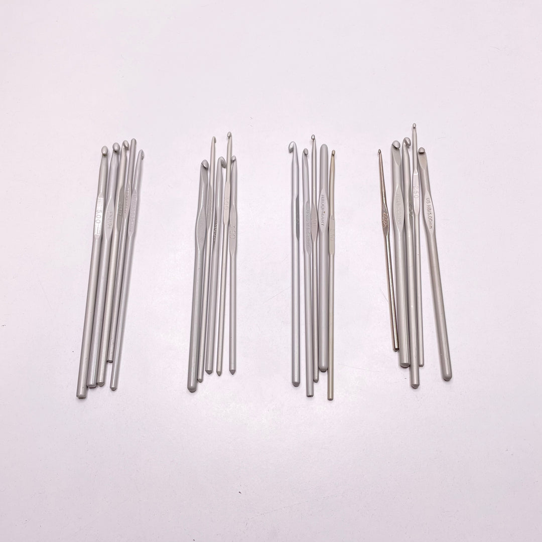 Crochet Hook 5 Pack Sewing Tool - Grey - Individual (6788393173105)