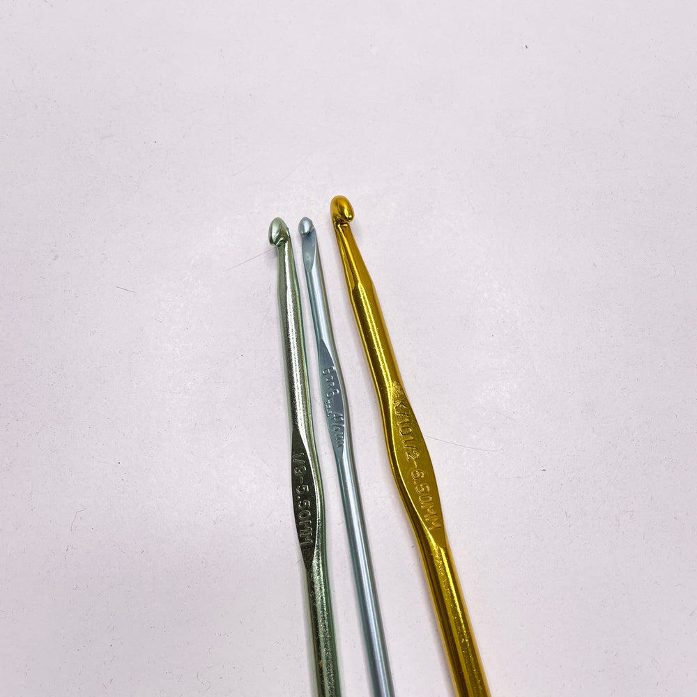 Metal Crochet Hook Multi Pack Sewing Tool - Multi - Individual (6788394582129)