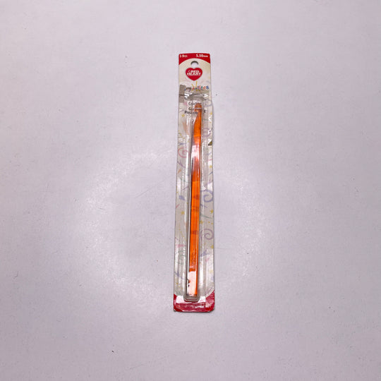 Crochet Hook Set Sewing Tool - Orange/Silver - Individual (6788397891697)