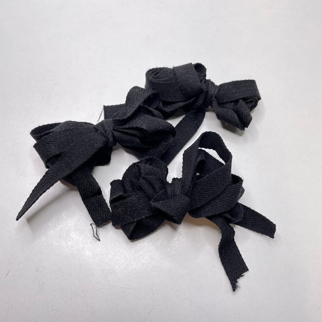 ⅝" (16mm) Stretchy  Webbing Trim - Black - 2M Bundle