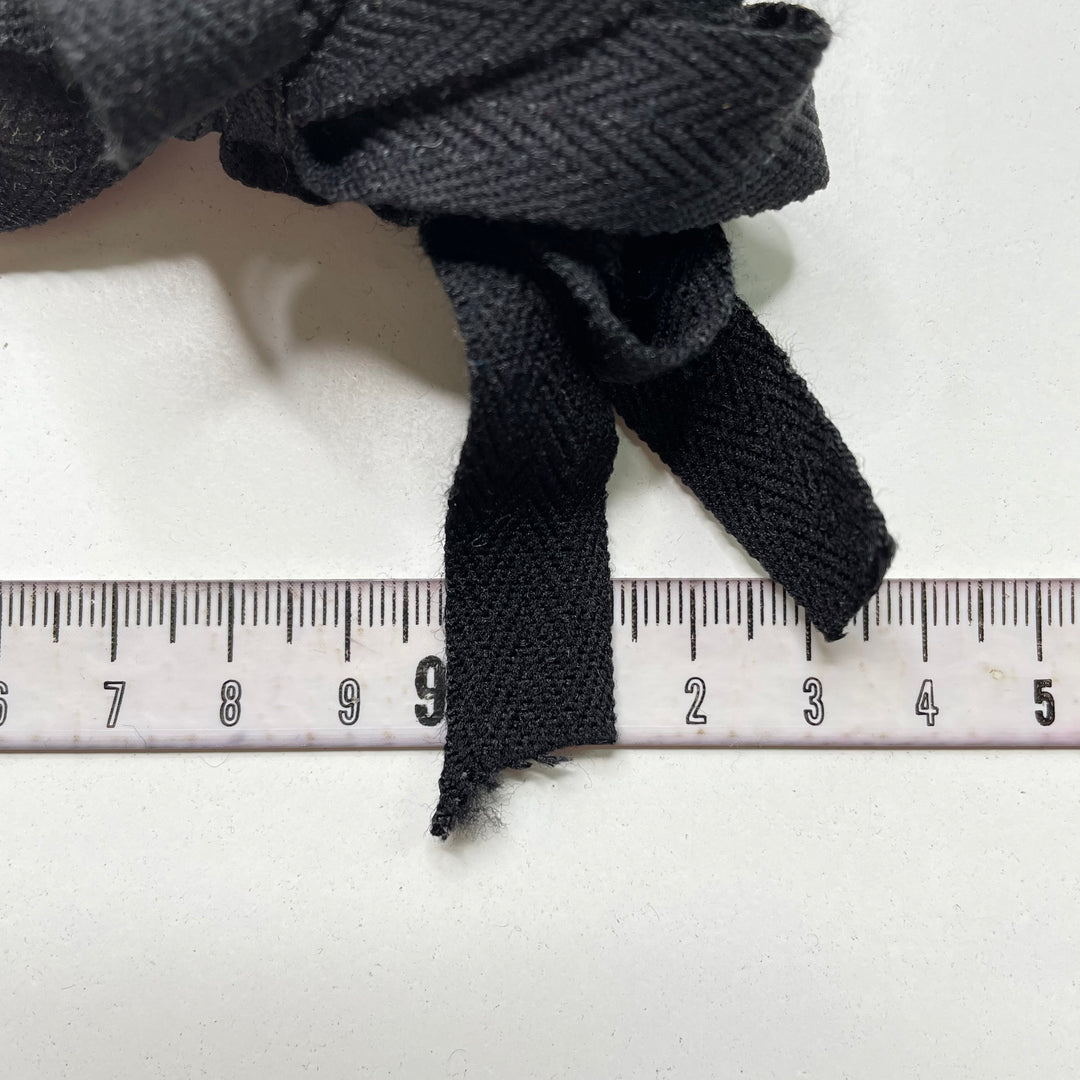 ⅝" (16mm) Stretchy  Webbing Trim - Black - 2M Bundle