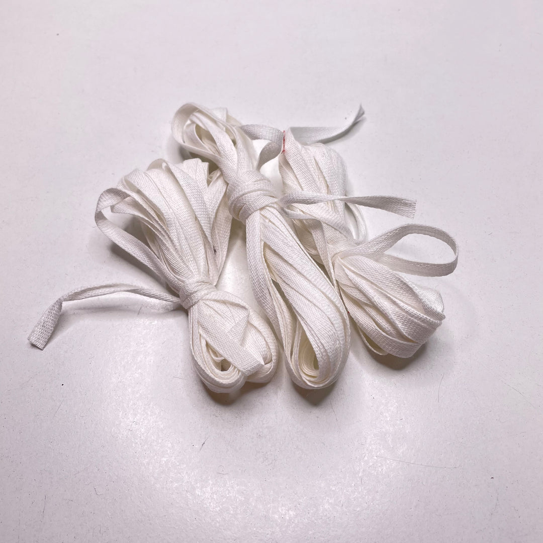 ¼" (6mm)   Webbing Trim - White - 4M Bundle