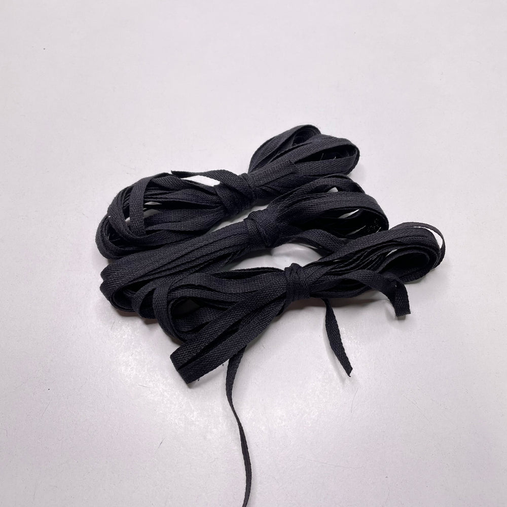 ¼" (6mm)  Braided Tape Trim - Black - 4M Bundle