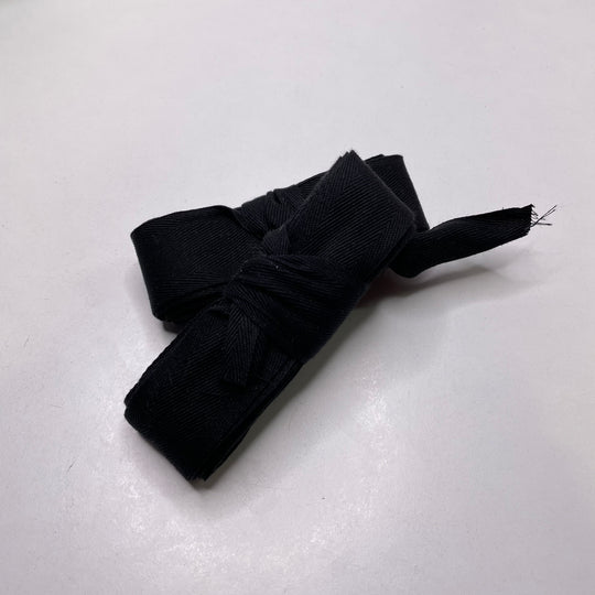 1 ¼" (32mm)   Webbing Trim - Black - 4M Bundle