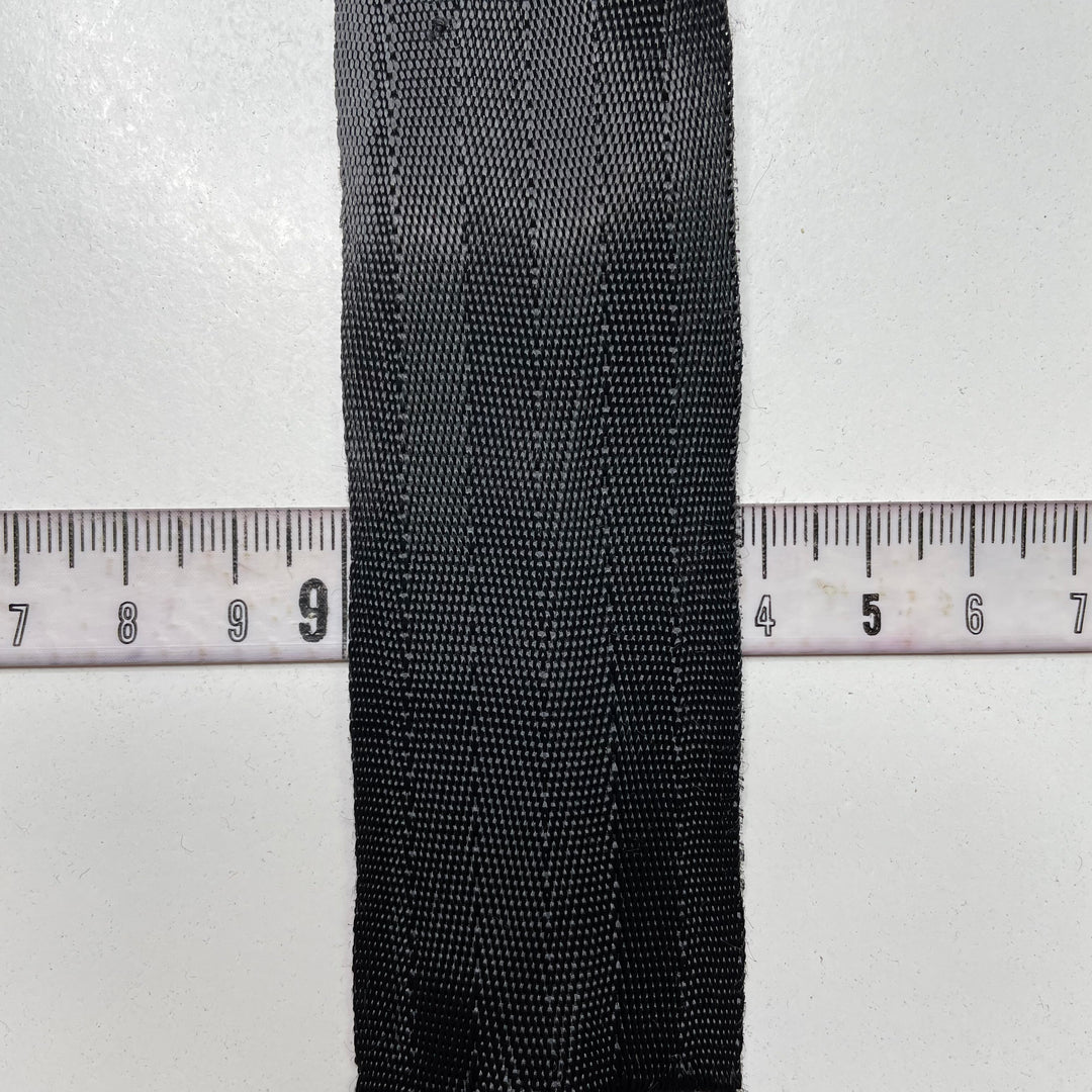 1 ⅜" (35mm)   Webbing Trim - Black - 2M Bundle