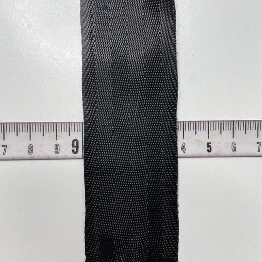1 ⅜" (35mm)   Webbing Trim - Black - 2M Bundle