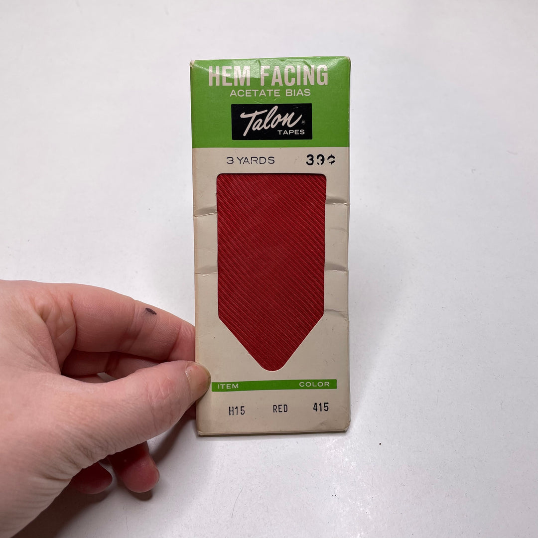 2" (51mm) Vintage  Ribbon Trim - Red - 2M Bundle
