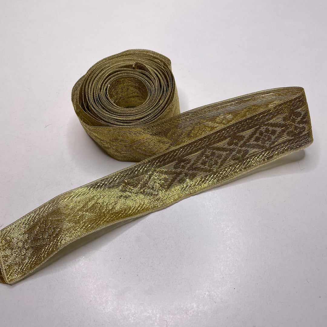 1 ½" (38mm)   Tape Trim - Gold - 4.8M Bundle