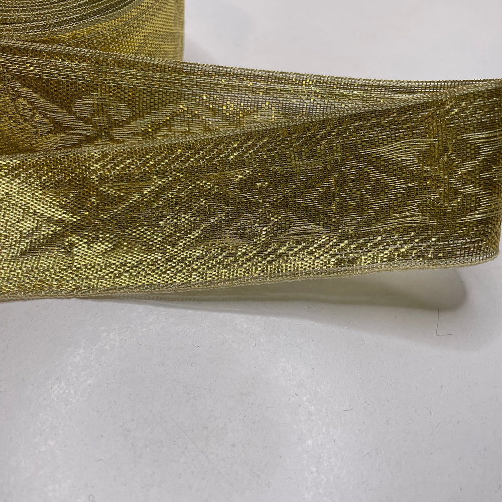 1 ½" (38mm)   Tape Trim - Gold - 4.8M Bundle