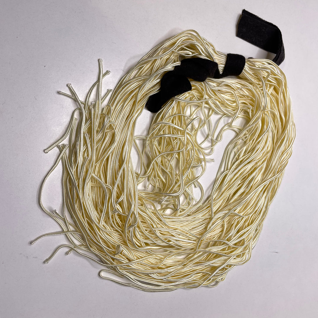 ⅐" (4mm)  Braided Cording Trim - Cream - 20 Pack