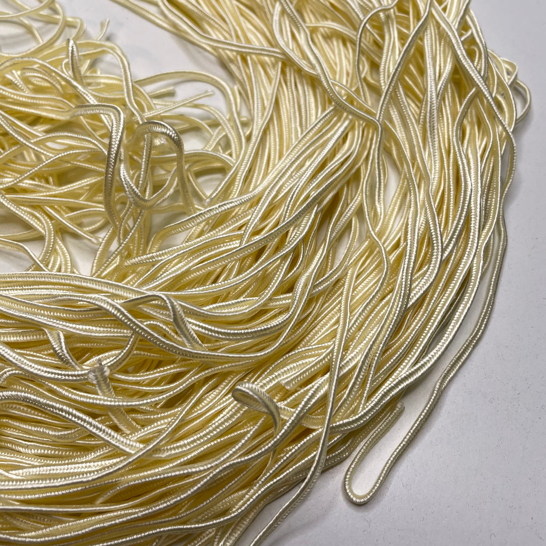 ⅐" (4mm)  Braided Cording Trim - Cream - 20 Pack